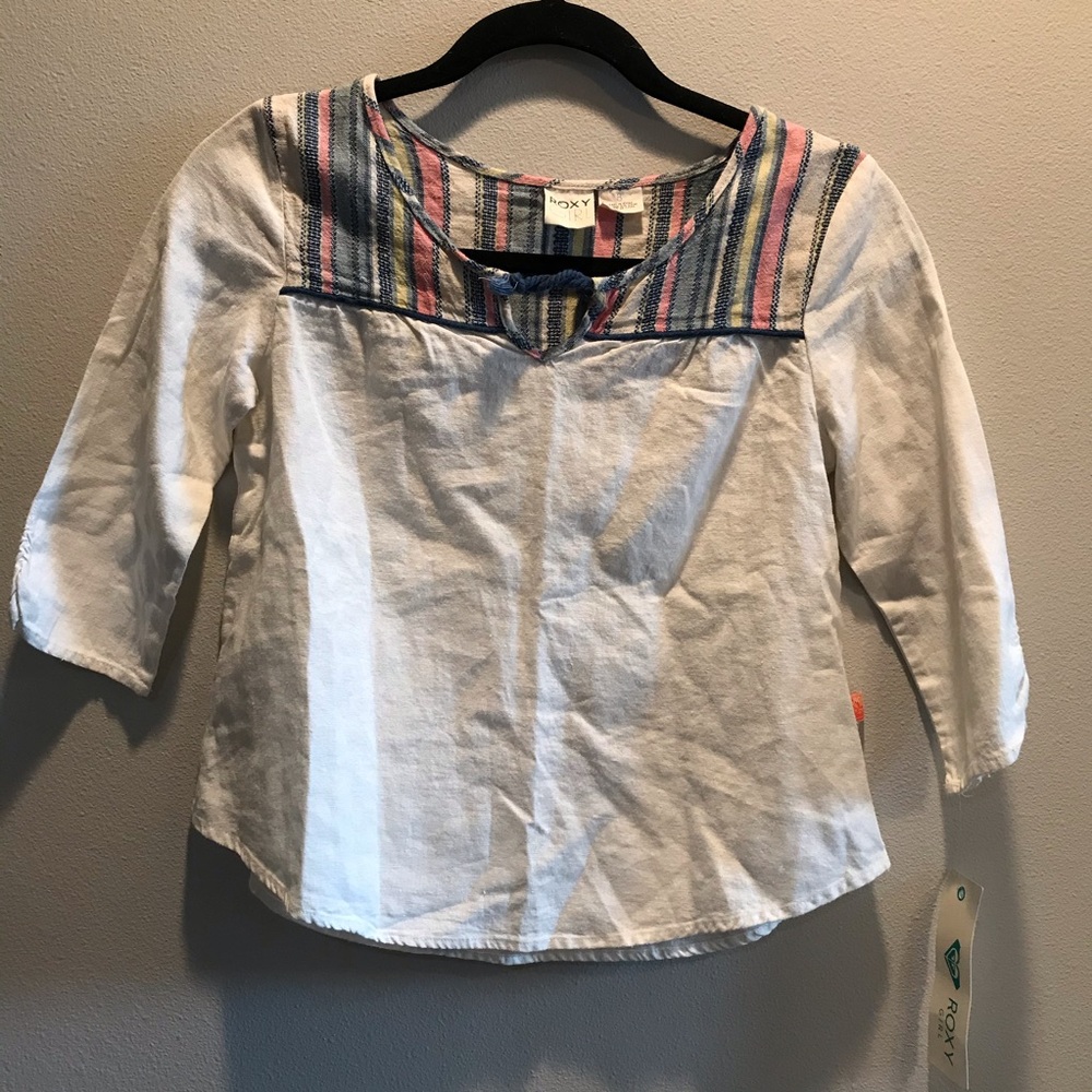 4/$25 Roxy girls shirt